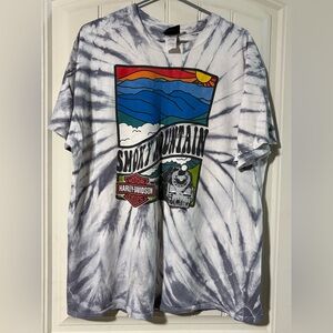 Harley-Davidson Smoky Mountain Graphic Tee - White/Black